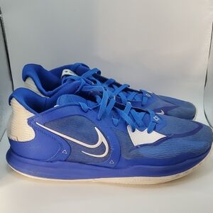 Nike Kyrie Low 5 TB Game Royal White Basketball Shoes - Mens Size 14
